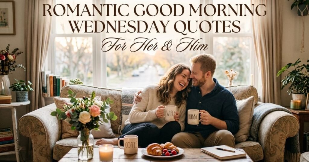 Romantic Good Morning Wednesday Quotes for Her & Him