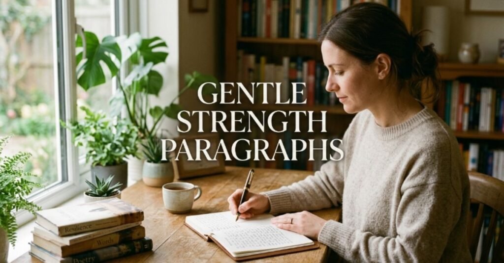 Gentle Strength Paragraphs