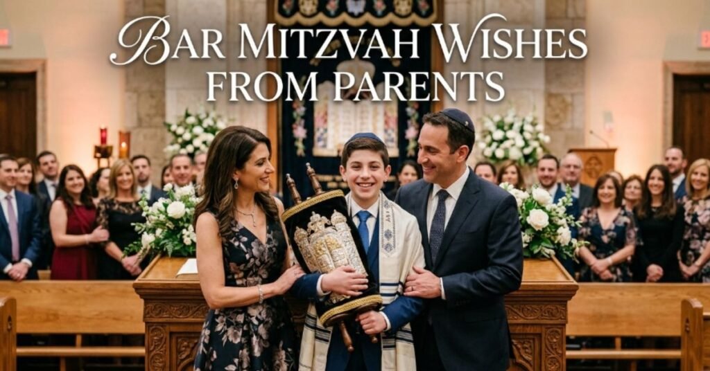 Bar Mitzvah Wishes from Parents