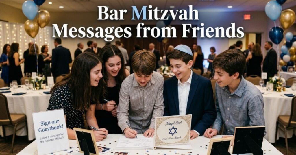 Bar Mitzvah Messages from Friends