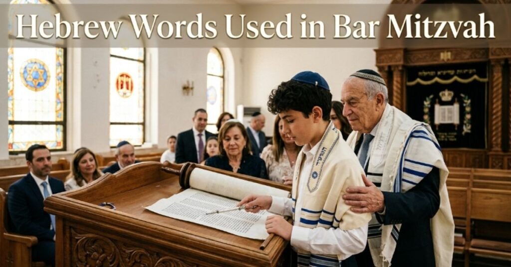 Hebrew Words Used in Bar Mitzvah