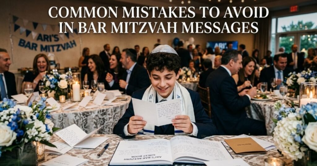 Common Mistakes to Avoid in Bar Mitzvah Messages