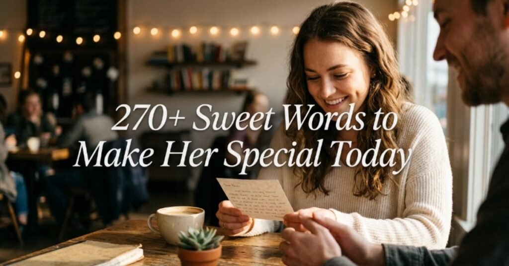 270+ Sweet Words to Make Her Feel Special Today