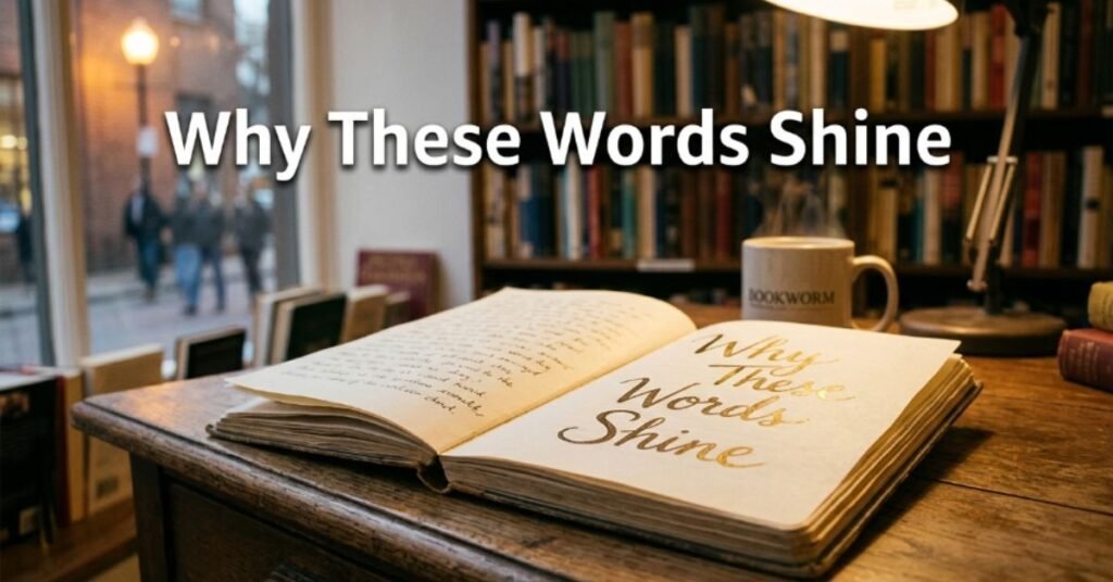 Why These Words Shine