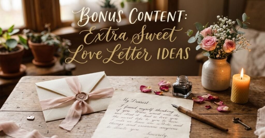 Bonus Content: Extra Sweet Love Letter Ideas