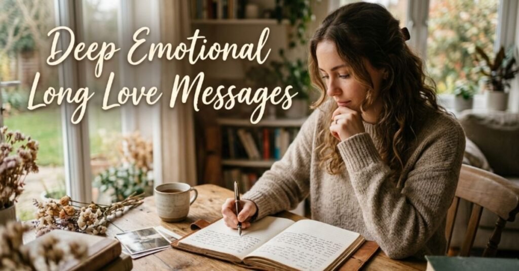 Deep Emotional Long Love Messages