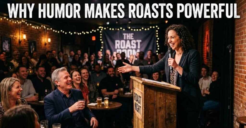 Why Humor Makes Roasts Powerful