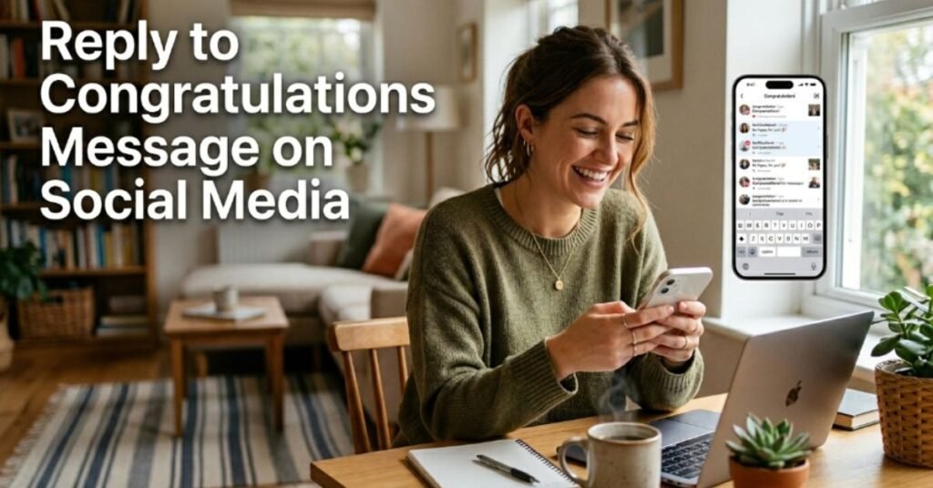 Reply to Congratulations Message on Social Media