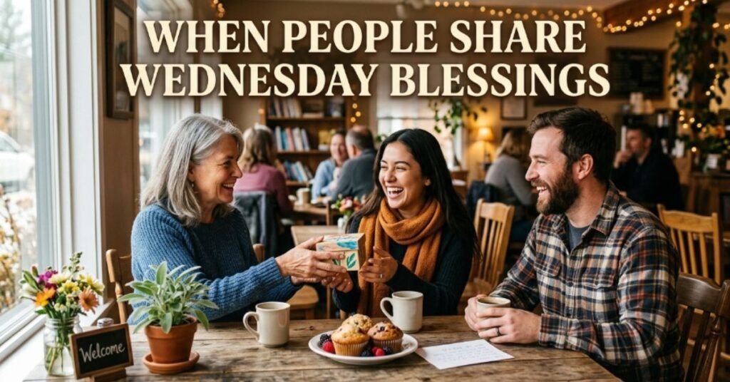When People Share Wednesday Blessings