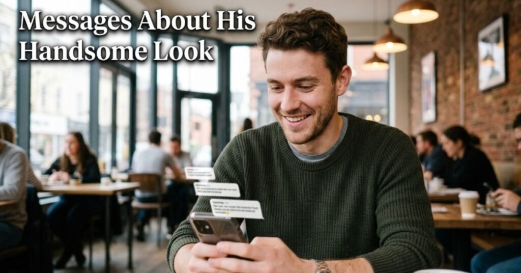 Messages About His Handsome Look