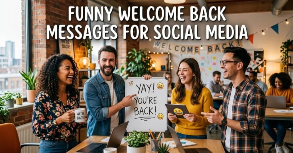 Funny Welcome Back Messages for Social Media