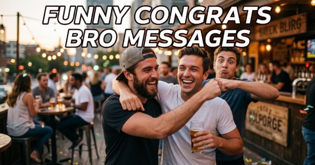 Funny Congrats Bro Messages