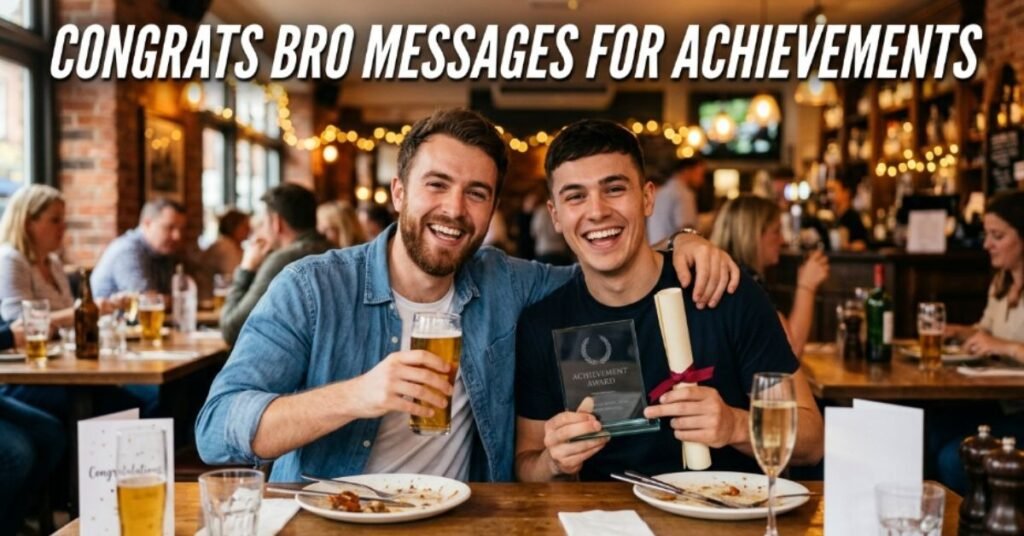 Congrats Bro Messages for Achievements