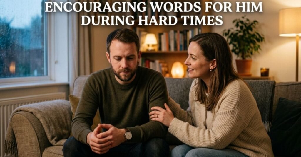 Encouraging Words for Him During Hard Times