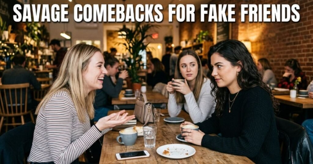 Savage Comebacks for Fake Friends