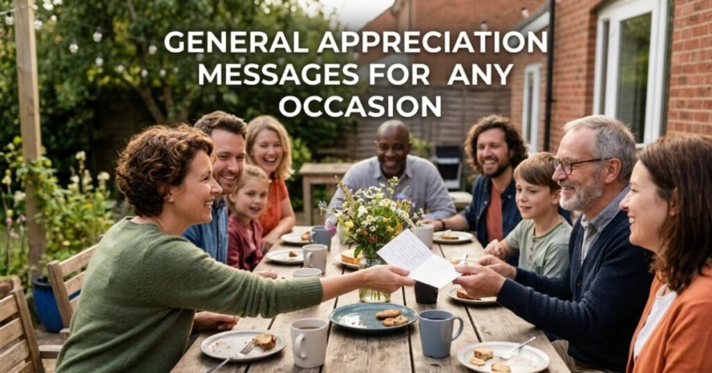 General Appreciation Messages for Any Occasion
