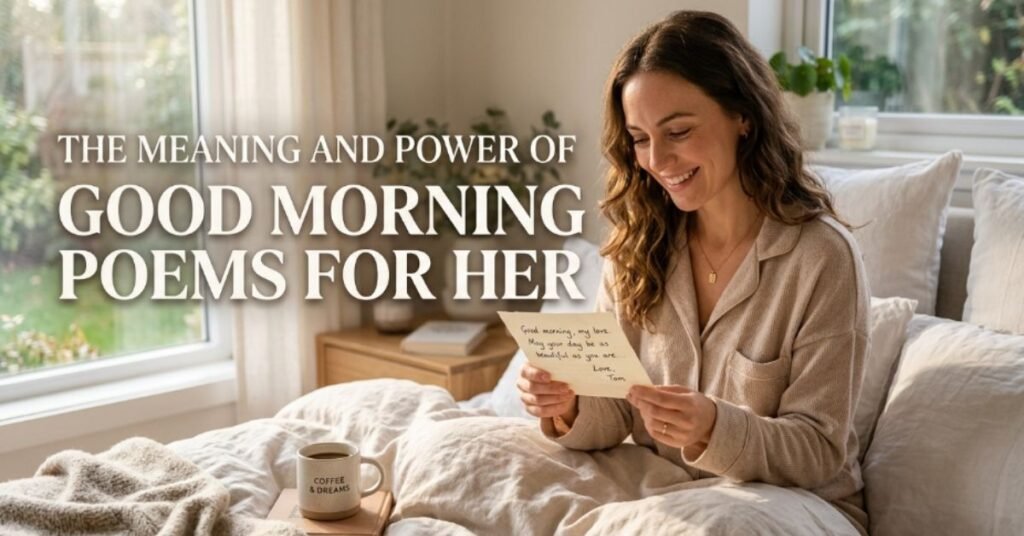 The Meaning and Power of Good Morning Poems for Her