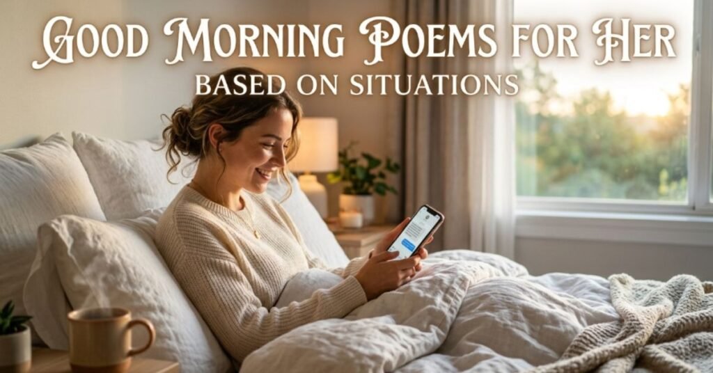 Good Morning Poems for Her Based on Situations