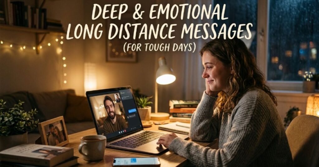 Deep & Emotional Long Distance Messages (For Tough Days)
