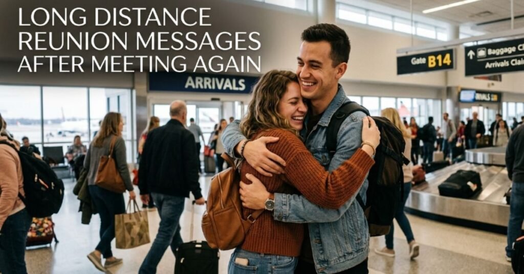 Long Distance Reunion Messages After Meeting Again