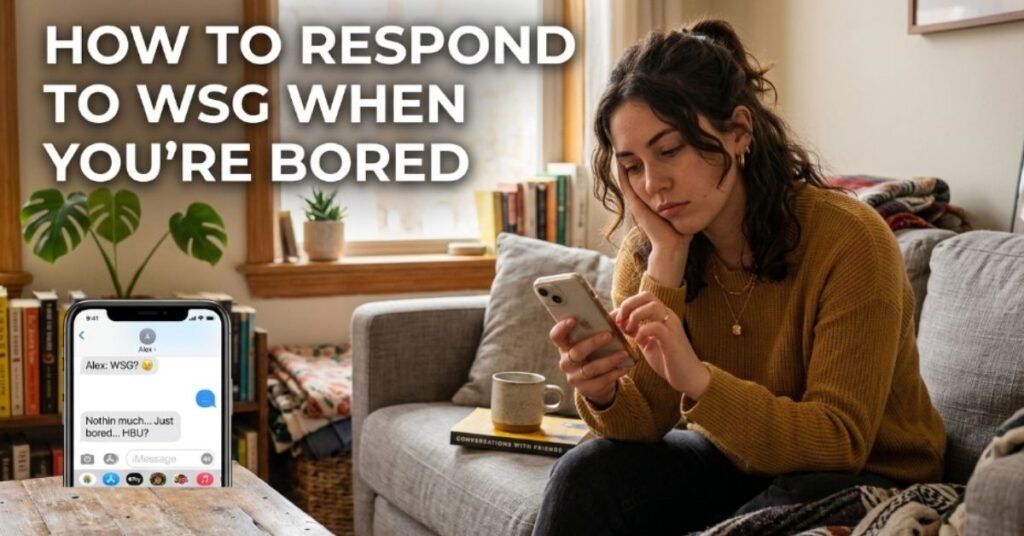 How to Respond to WSG When You're Bored