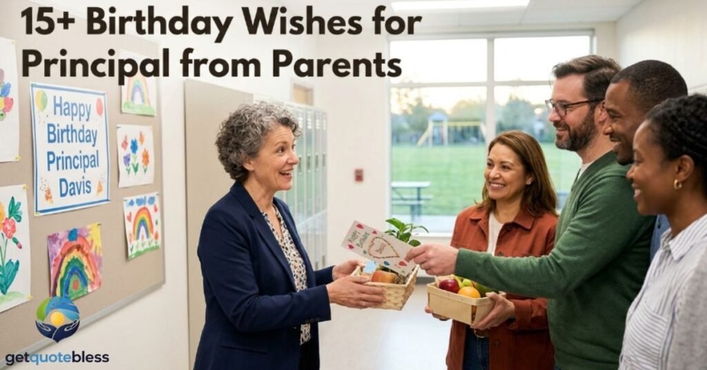 15+ Birthday Wishes for Principal from Parents