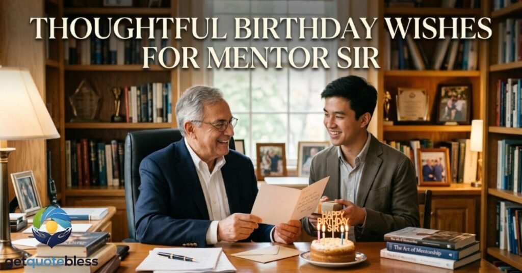 Thoughtful Birthday Wishes for Mentor Sir
