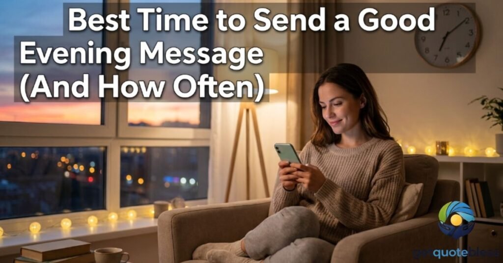 Best Time to Send a Good Evening Message (And How Often)
