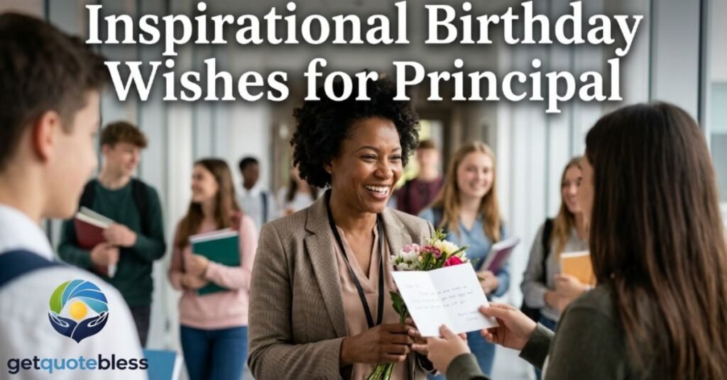 Inspirational Birthday Wishes for Principal