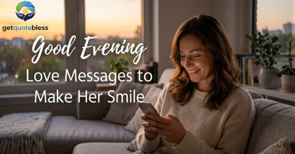 Good Evening Love Messages to Make Her Smile