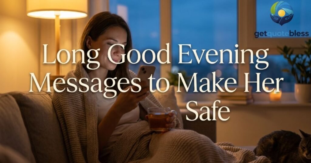 Long Good Evening Messages to Make Her Feel Safe