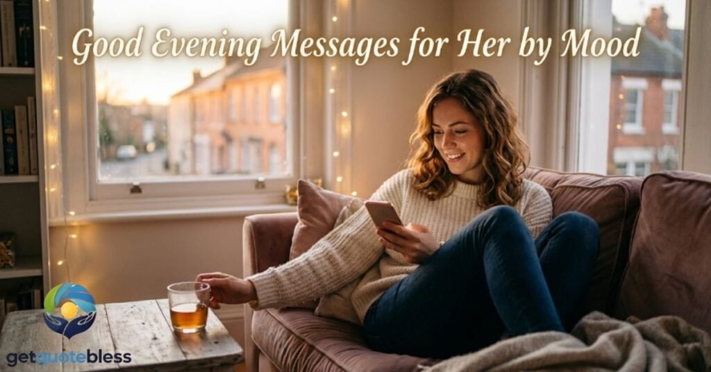 Good Evening Messages for Her by Mood