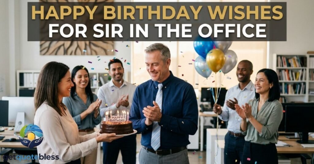 Happy Birthday Wishes for Sir in the Office
