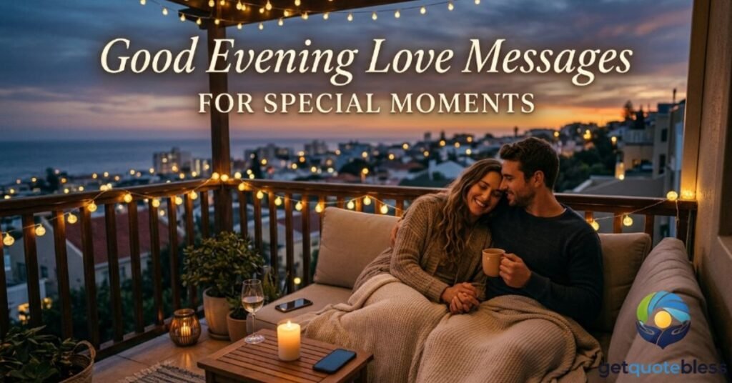 Good Evening Love Messages for Special Moments