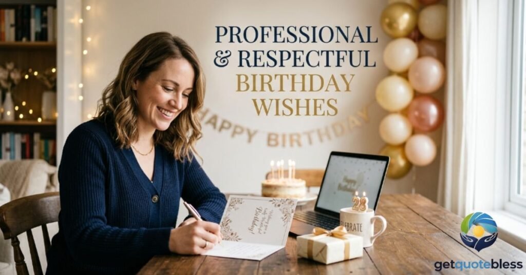 Professional & Respectful Birthday Wishes