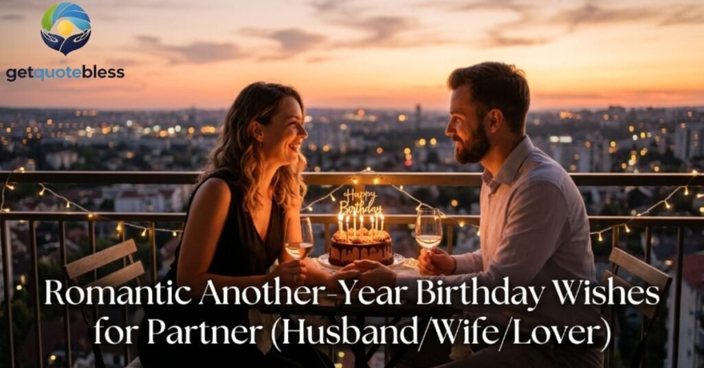 Romantic Another-Year Birthday Wishes for Partner (Husband/Wife/Lover)