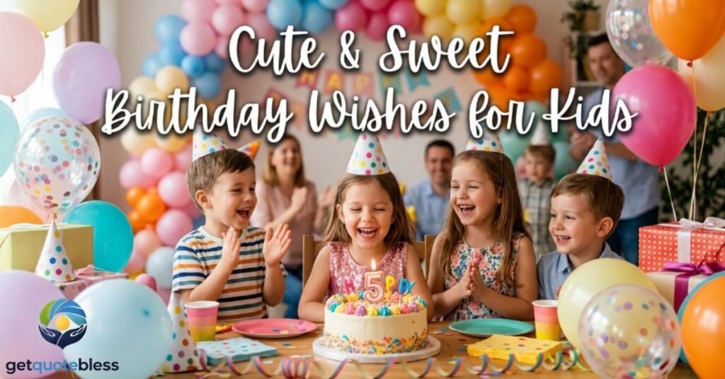 Cute & Sweet Birthday Wishes for Kids