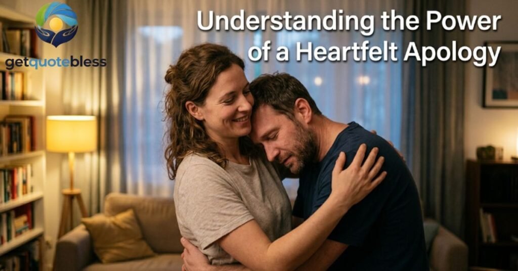 Understanding the Power of a Heartfelt Apology
