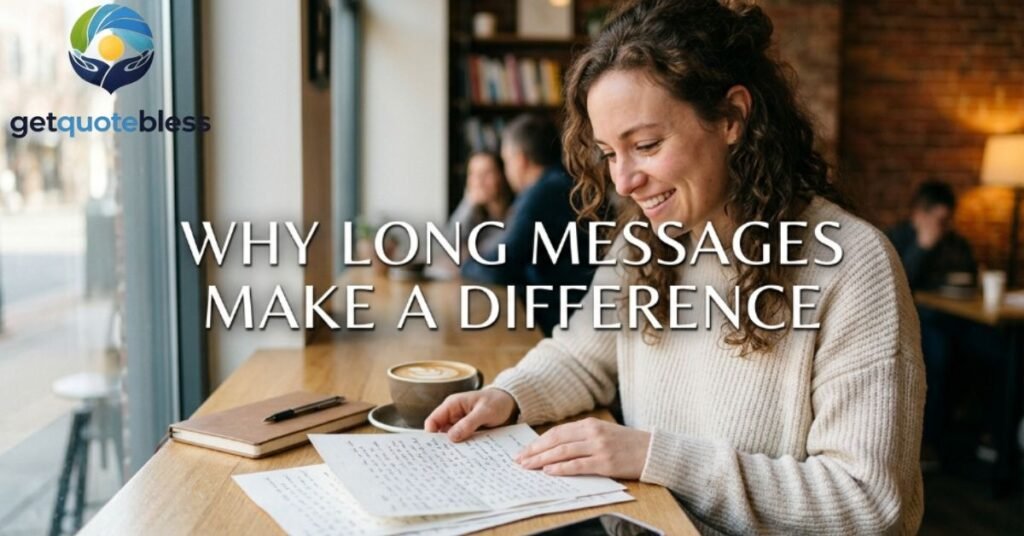Why Long Messages Make a Difference