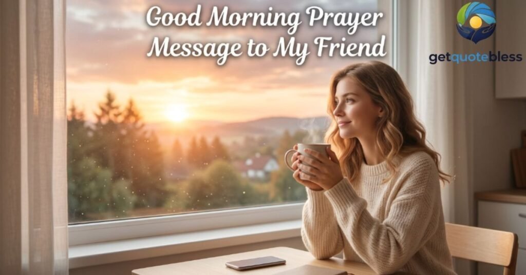 Good Morning Prayer Message to My Friend