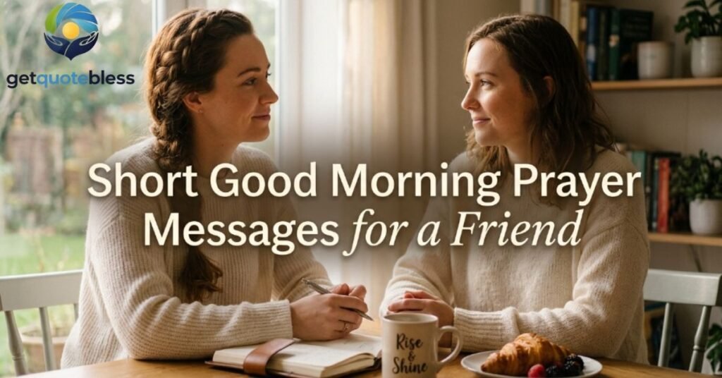 Short Good Morning Prayer Messages for a Friend