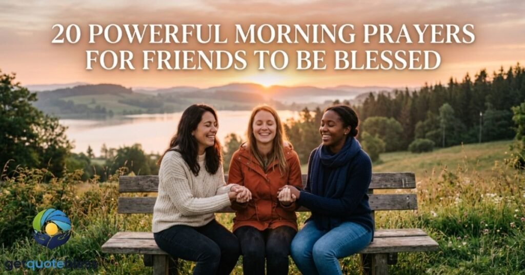 20 Powerful Morning Prayers for Friends to Be Blessed