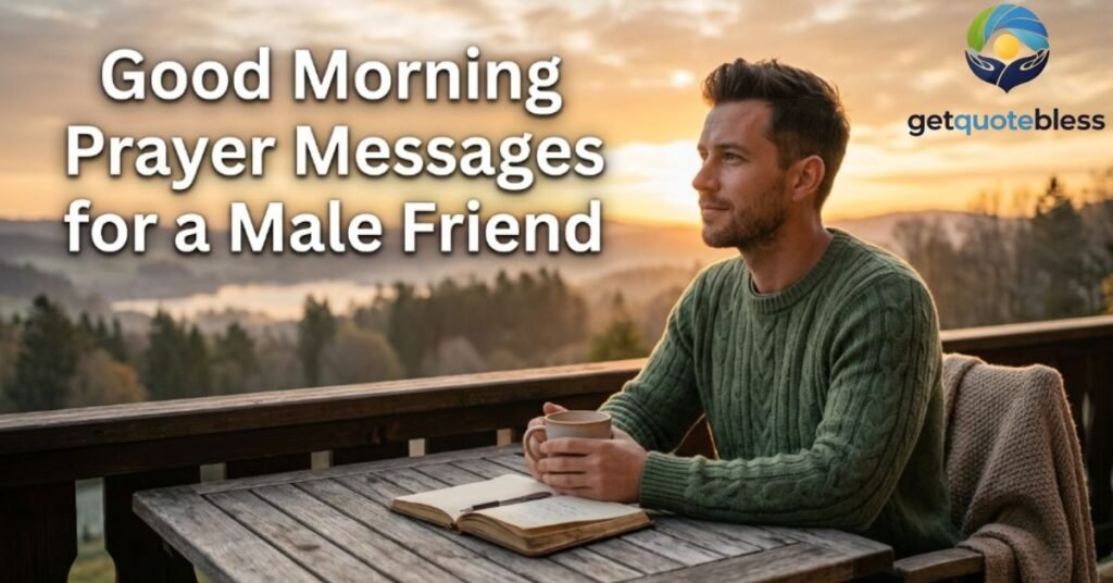 Good Morning Prayer Messages for a Male Friend