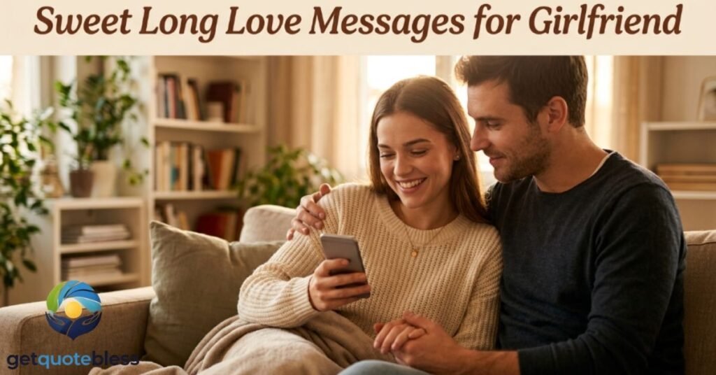 Sweet Long Love Messages for Girlfriend