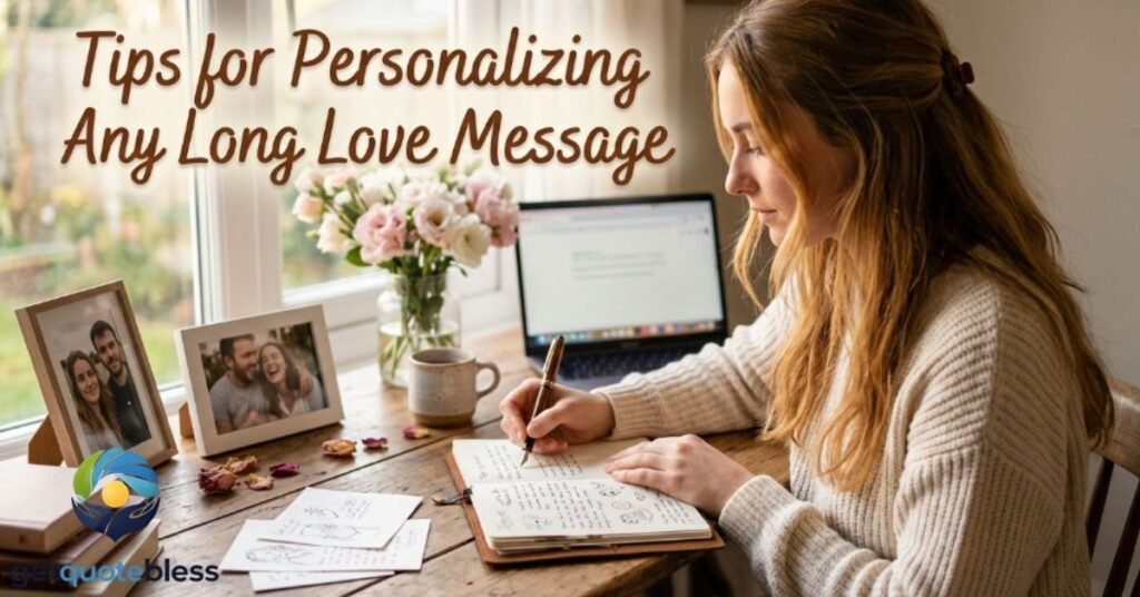 Tips for Personalizing Any Long Love Message