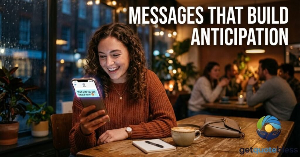 Messages That Build Anticipation