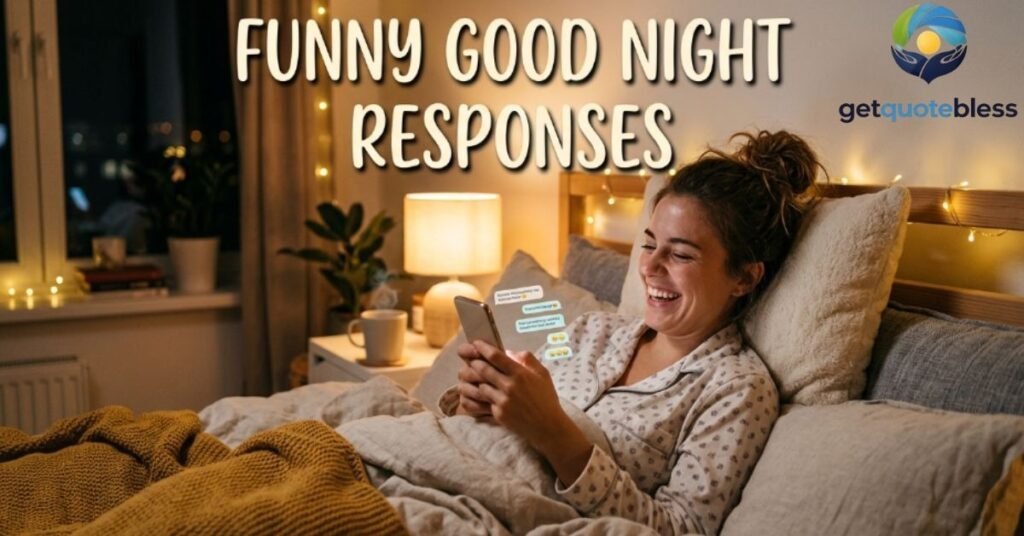 Funny good night responses