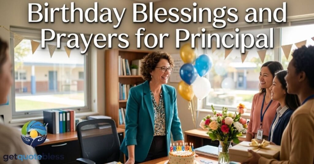 Birthday Blessings and Prayers for Principal