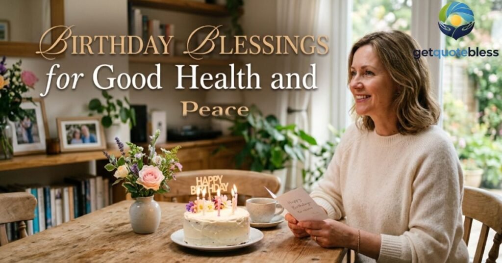 Birthday Blessings for Good Health and Peace