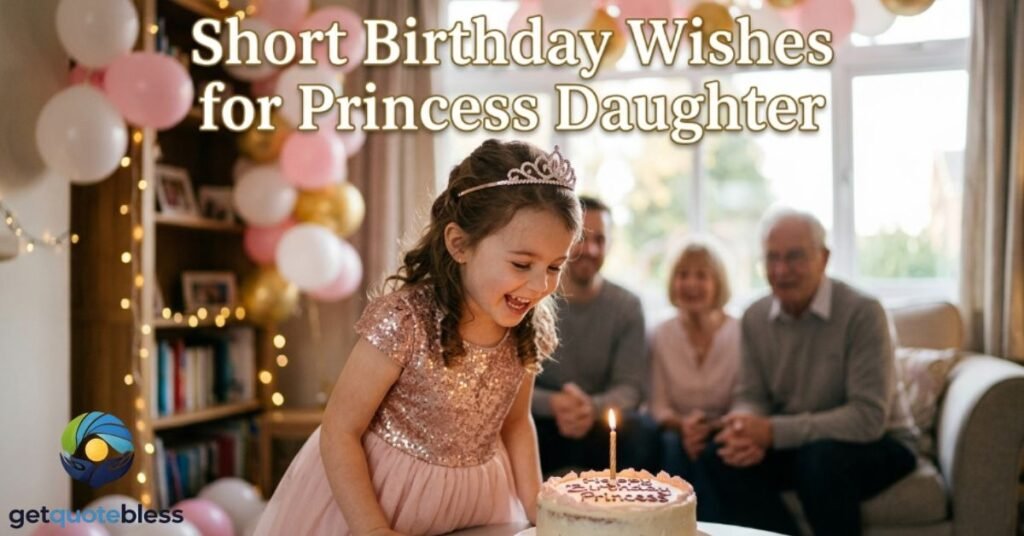 Short Birthday Wishes for Princess Daughter